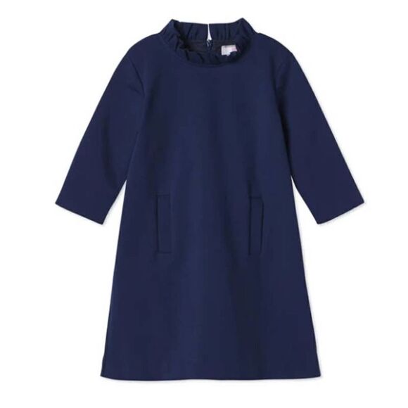Classic Prep Childrenswear Claudia Dress, Ponte Medieval Blue NWT Sz. 8 - Picture 1 of 7